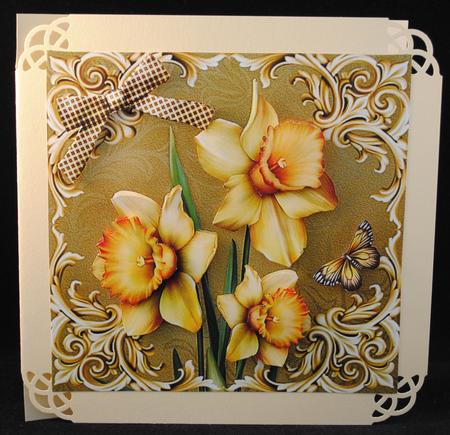 Beautiful Daffodil Head's 8x8 Mini Kit by Yvonne Middleton