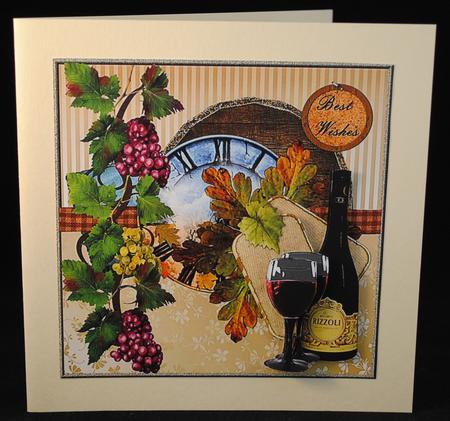 Male Card Wine by Yvonne Middleton