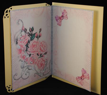 Blush Opalescent Bouquet Insert by Yvonne Middleton