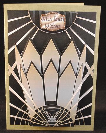 Art Deco Style Background by Yvonne Middleton