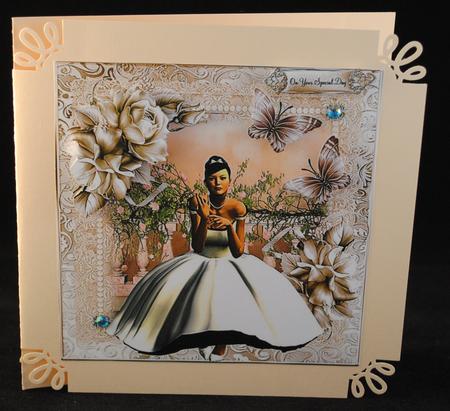 Enchanting Audrey with Roses by Yvonne Middleton
