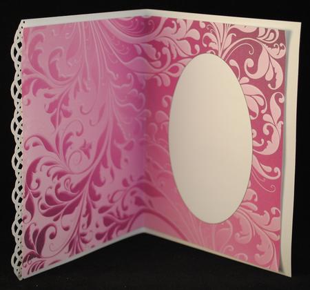 Swirly Gradient Rose Violet Insert 2 by Yvonne Middleton