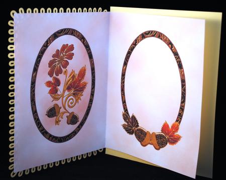 Insert Golden Acorns by Yvonne Middleton