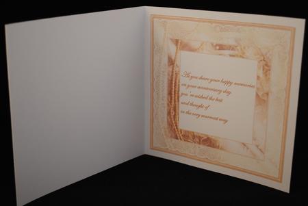 Anniversary Insert with Verse by Yvonne Middleton