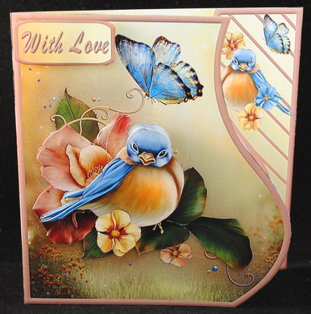 Little Bird - Wavy Border Card Mini Kit by Yvonne Middleton