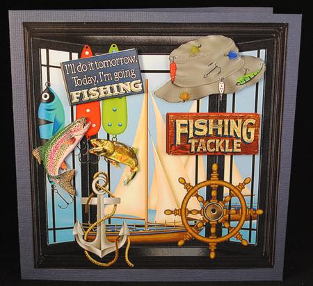 Window Gone Fishing by Yvonne Middleton