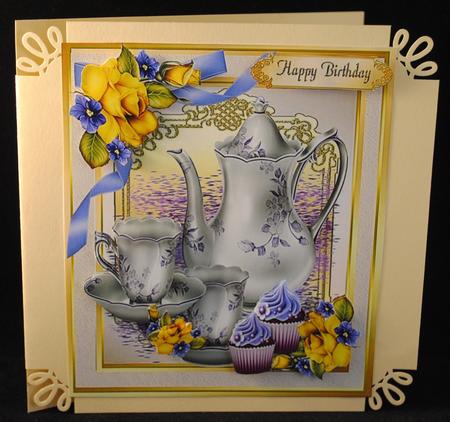 Beautiful Teatime Treats in Lilac  by Yvonne Middleton