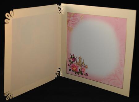 8x8 Afternoon Tea with Roses Insert Plate by Yvonne Middleton