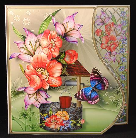 Wishing Well - Wavy Border Card Mini Kit by Yvonne Middleton