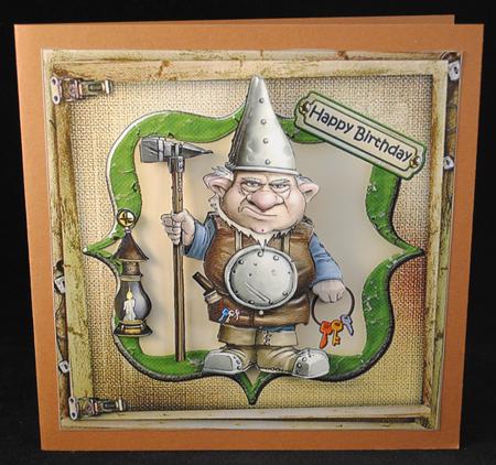 8x8 Always on Guard Gnome Mini Kit by Yvonne Middleton