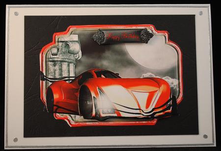 2x Sports Bike and Car Shaped Toppers by Yvonne Middleton