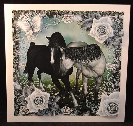 The Beautiful Black and Grey Topper by Yvonne Middleton