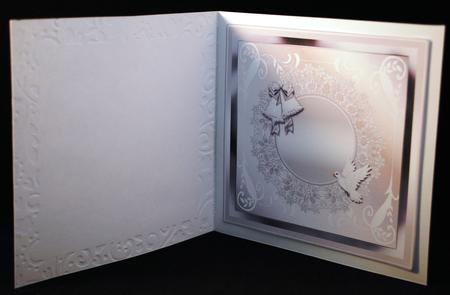 Wedding or Anniversary Silver Insert by Yvonne Middleton