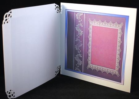8x8 Incert Deep Lavender Roses  by Yvonne Middleton