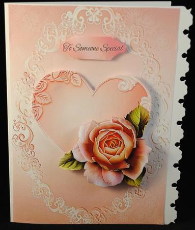 Two Pink Blend Pretty Backgrounds by Yvonne Middleton