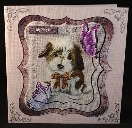 Bracket Card Puppy Love by Yvonne Middleton