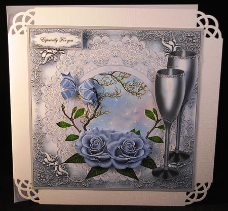 Lilac Roses Special Occasion by Yvonne Middleton