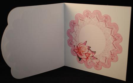 Lace Topper Roses & Butterflies Insert by Yvonne Middleton