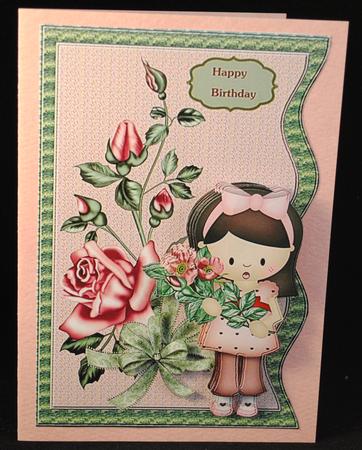 Wave Card Flowers for You by Yvonne Middleton