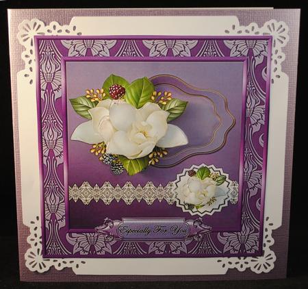 White Camelias & Lace by Yvonne Middleton