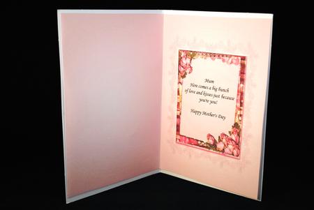 Mum - Vintage Roses Insert by Yvonne Middleton