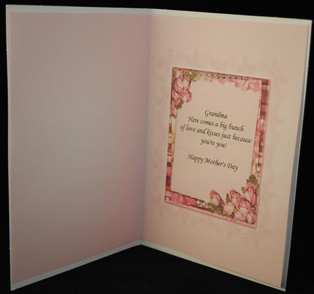 Grandma - Vintage Roses Insert by Yvonne Middleton