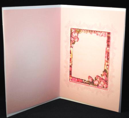 Blank Vintage Roses Insert by Yvonne Middleton