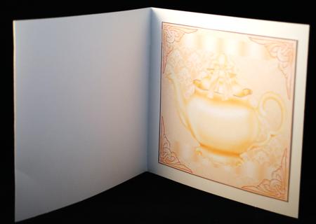 Teapot & Camelias Insert by Yvonne Middleton