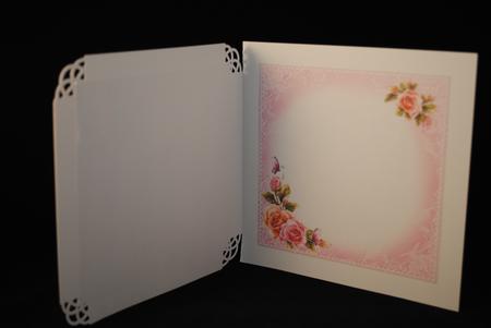 8x8 Shimmering Roses Anniversary Insert Plate by Yvonne Middleton
