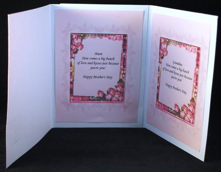 Grandma and Mum Inserts by Yvonne Middleton