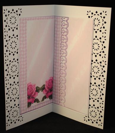Butterfly Shaped Edge Card Insert by Yvonne Middleton