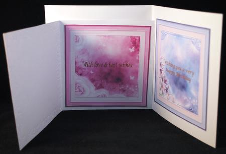 Birds in Flight 4.5ins x 2 Inserts 1 by Yvonne Middleton