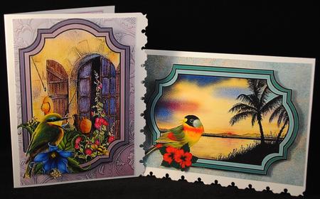 Wild Bird Scene Toppers #2 by Yvonne Middleton