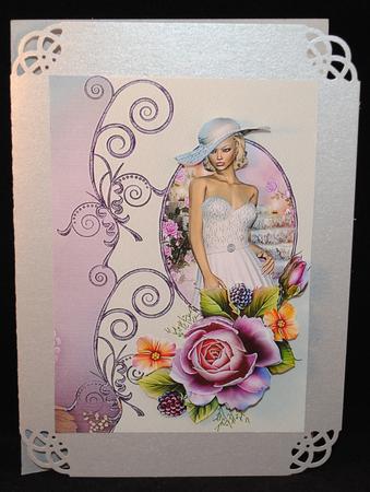English Roses and Pretty Girl by Yvonne Middleton
