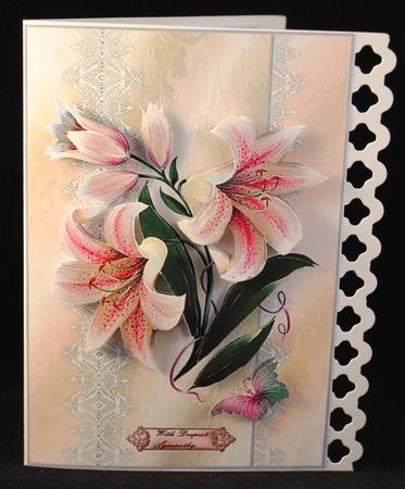 Sympathy Lilies by Yvonne Middleton