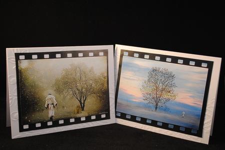 Mystic Winter Indian Backgrounds by Yvonne Middleton