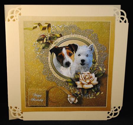 Jack Russel and Westie - Special Request by Yvonne Middleton