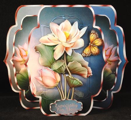 Lotus Love Quick & Easy Pop-out Card Mini-kit by Yvonne Middleton