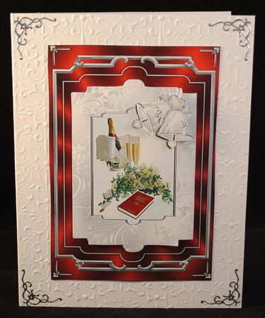 Bible Bouquet & Champagne - Red by Yvonne Middleton