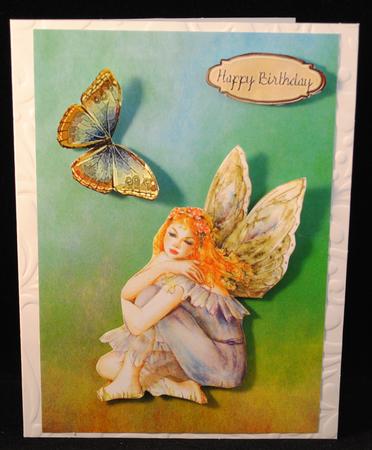 Faerie Fog A4 Backing Paper - Spring by Yvonne Middleton
