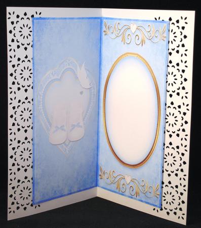 Baby Boy Naming Ceremony/ Christening Dl Insert by Yvonne Middleton
