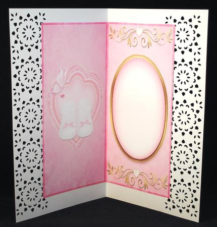 Baby Girl Naming Ceremony/ Christening Dl Insert by Yvonne Middleton