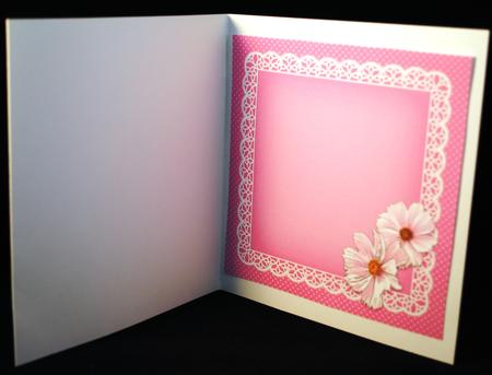 8 x 8 Flowers Butterflies & Lace Matching Insert Panel by Yvonne Middleton