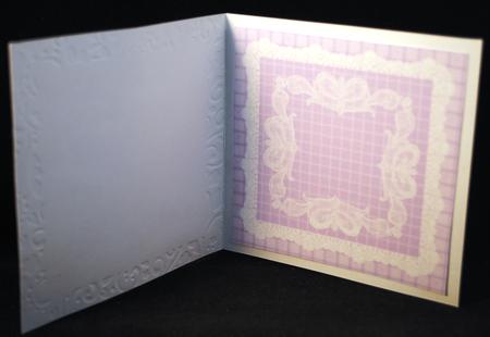 8in Insert to Match Lilac Cameo by Yvonne Middleton