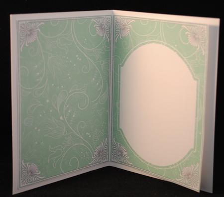 Mgreen Little Birdy Fashion Base 7x5in Folded Insert by Yvonne Middleton