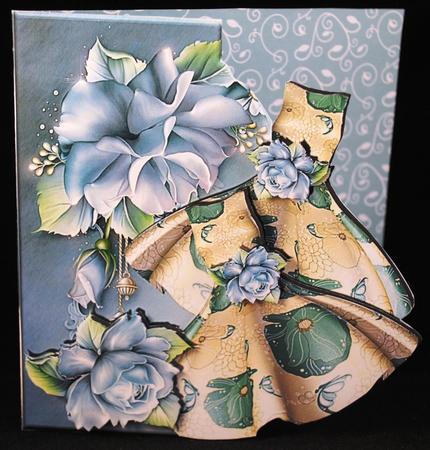 Those Beautiful Blue Summer Dresses - Shaped Topper by Yvonne Middleton