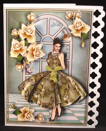 Sweet April Female Card by Yvonne Middleton