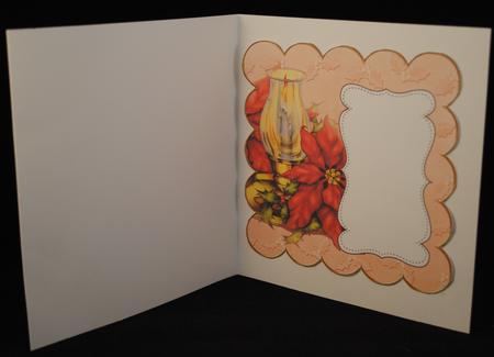 Borange Candle Lantern Picture 8in Scallop Insert Panel by Yvonne Middleton