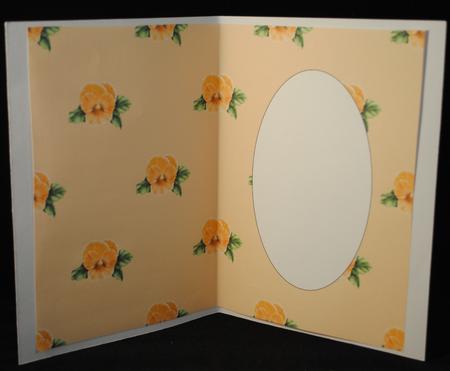 Orange Pansy Insert by Yvonne Middleton
