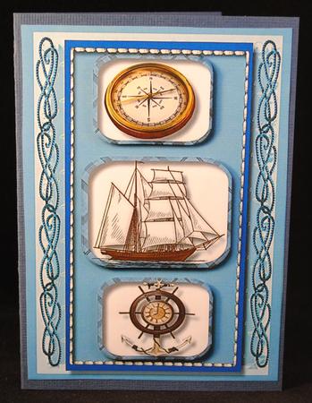 Male Birthday Wishes Sailing  by Yvonne Middleton